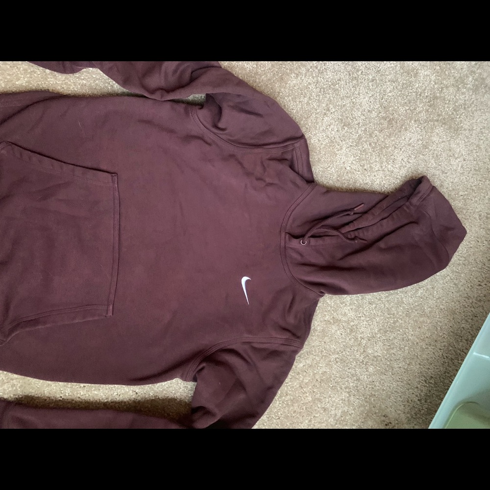 Nike S hooded fleece sweatshirt like new